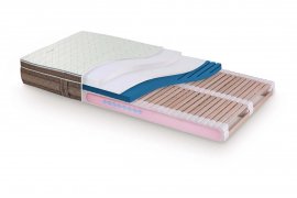 Ortopedická lamelová matrace SÁRA Spirit ERGOFLEX 22 cm EMBRACE v potahu MORRISON