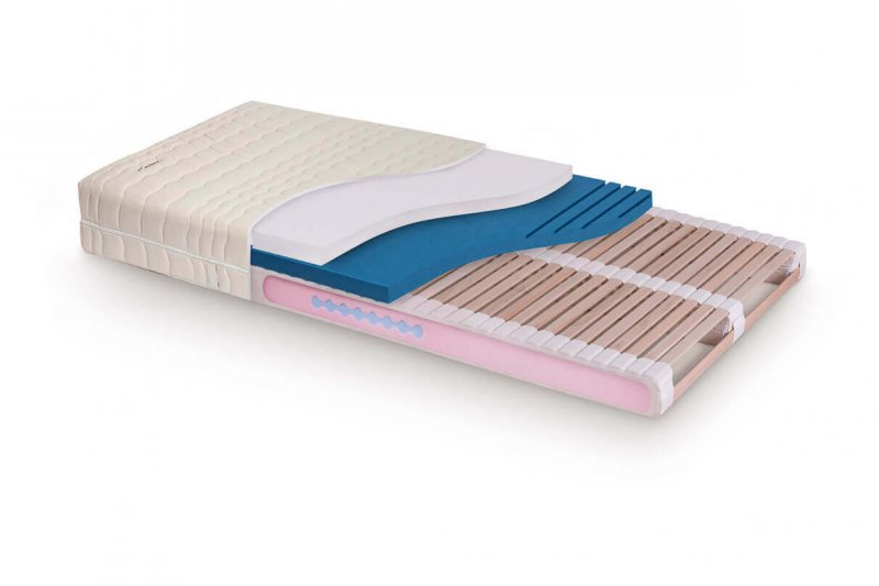 Matrace Sára komfort s ergoflexem NATURLATEX potah BAVLNA
